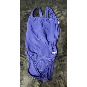 Women's Pro LT Navy Blue Speedo Bathing Suit Size 28
